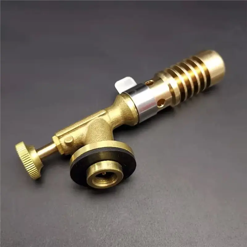 AB42-For EN417 Lindal Valve Compatible Heavy-Duty Full Gas Blow Torch With MAPP Tank Adapter For Canisters