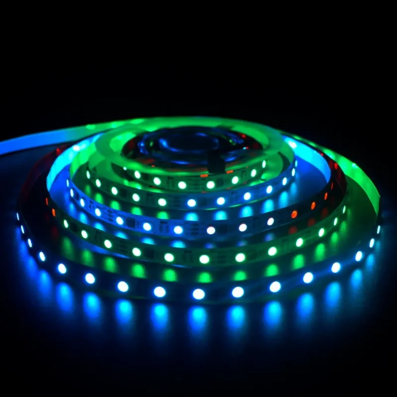 WS2811 IC Strip Light DC12V UCS1903 IC Controlled 5050 Pixel 10MM Addressable Full Color Smart LED Flexible Strip Light