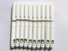 1 conjunto de 10 unidades de canetas de injeção descartáveis (roxas) com canetas mágicas de dosagem ajustável