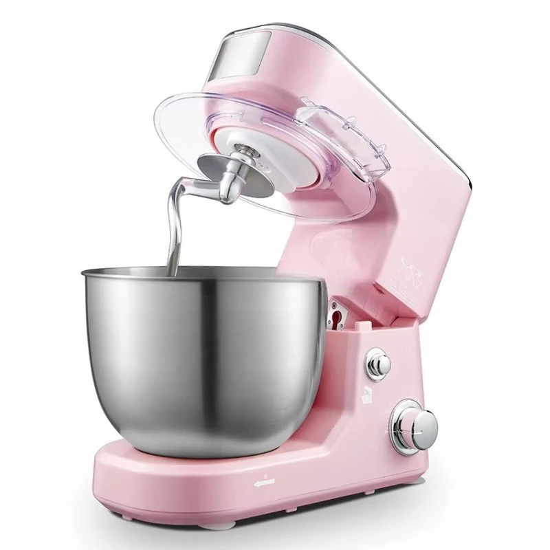 1000-Watt Stainless Steel Vertical Kitchen Food Mixer Electric Household 5L Beater Kneader Salad Dough Butter Blender Mashing