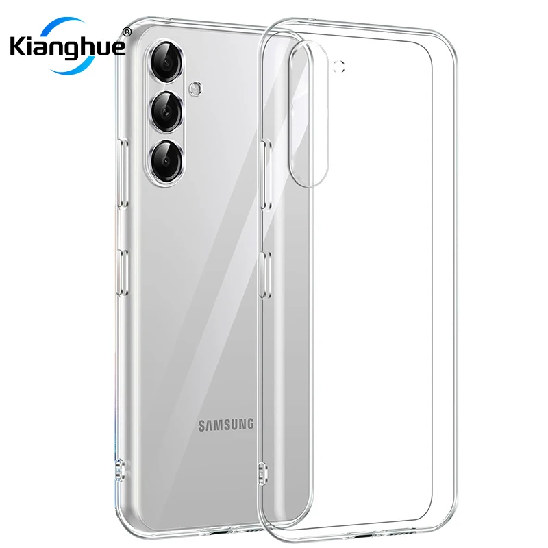 Clear Ultra-Thin Silicone Soft Case For Samsung Galaxy A55 A35 A25 A15 A05S A05 A54 A34 A24 A14 A04S A04 Transparent Back Cover