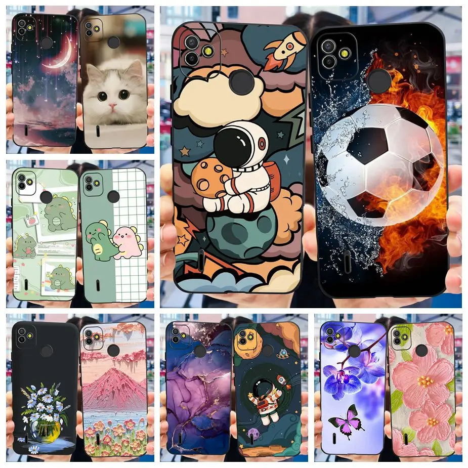 For Tecno Pop 5 Case Pop5 BD1 BD2 Cute Fashion Painted Back Cover Soft Silicone Phone Case For Tecno Pop 4 Pop4 BC2c BC1s Bumper