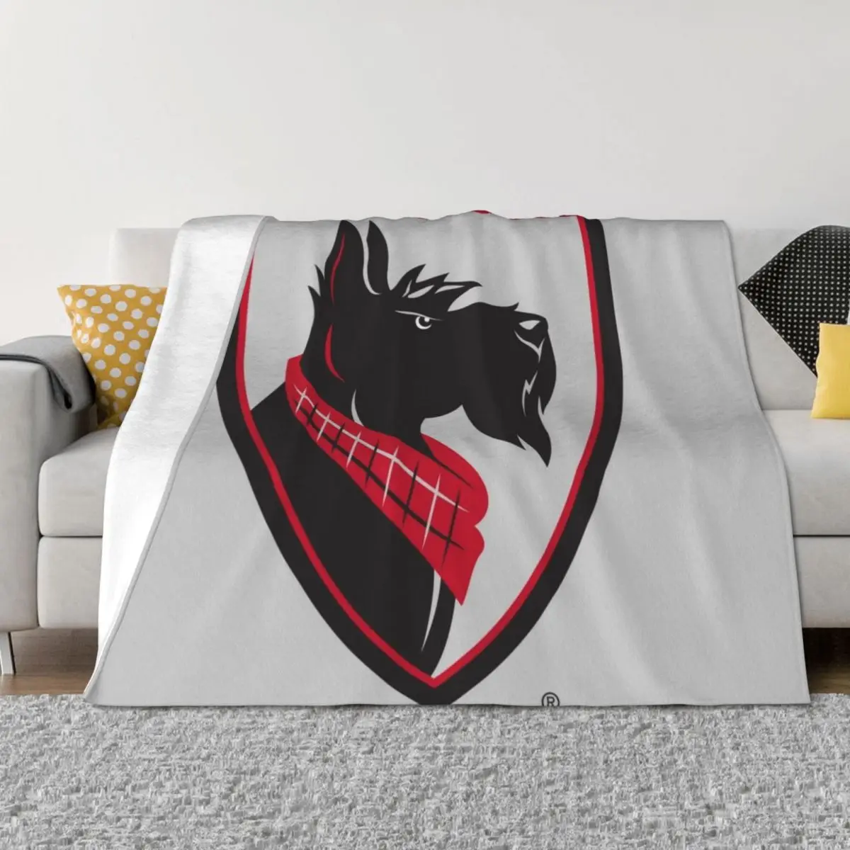 

carnegie mellon tartans Throw Blanket Picnic Sofa Shaggy Moving Blankets