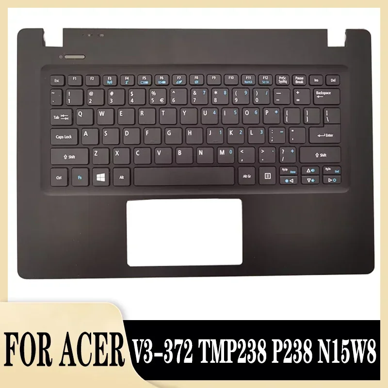 

New US laptop keyboard without touchpad For Acer V3-372 TMP238 P238 N15W8 C Cover