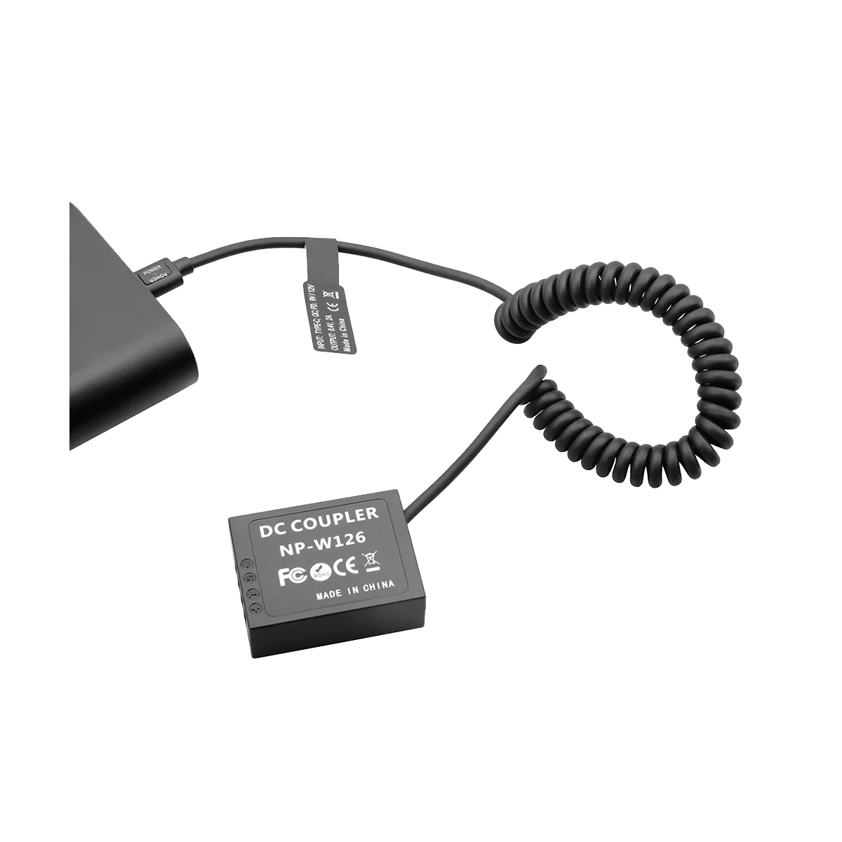 

NP W126 Dummy Coupler Battery Type-C Spring Cable for X-S10 XT1 XT30 XT100 XT200 HS50EXR X100F XA20 X-Pro3