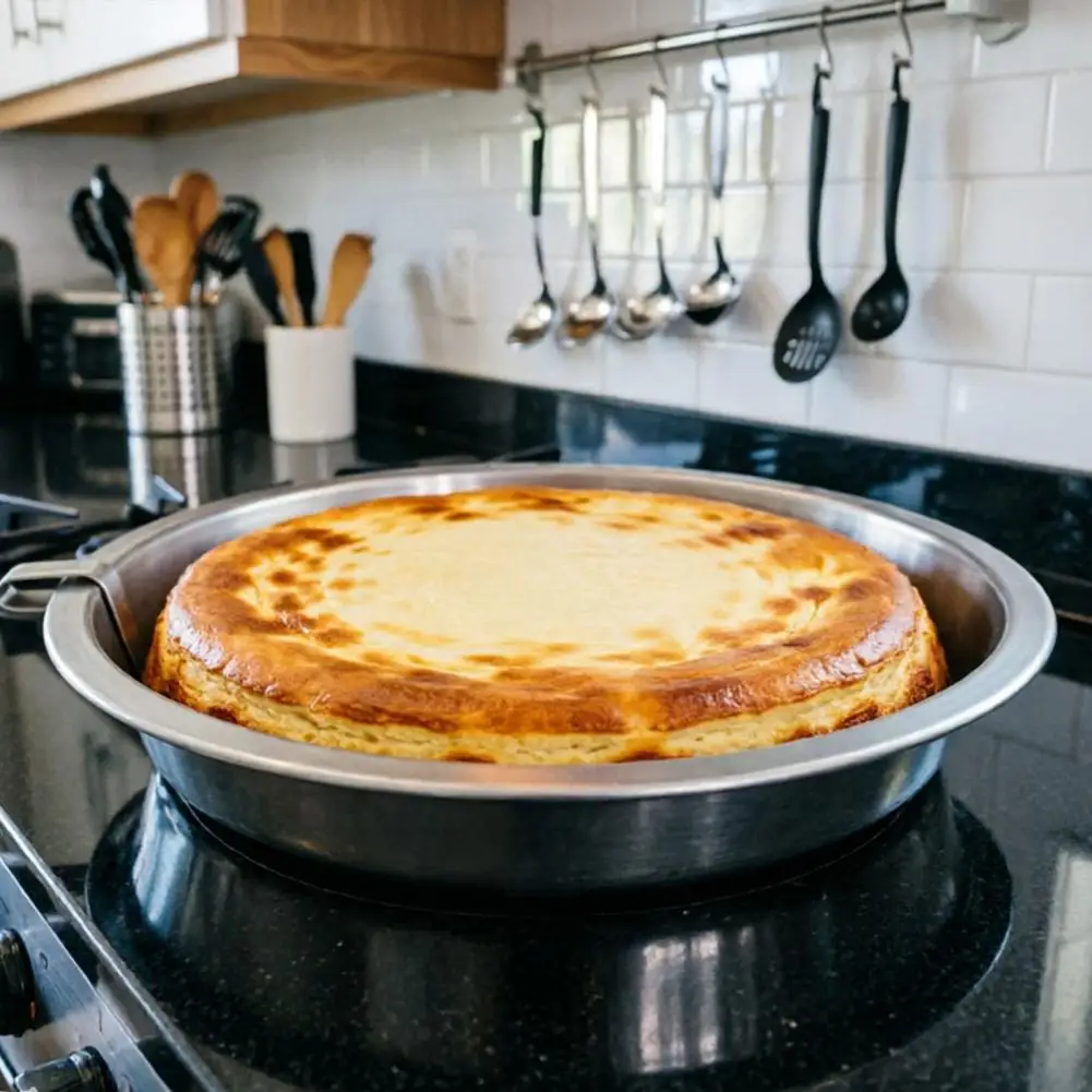Cake Mold Carbon Steel Baking Pan 9 Inch Round Cake Pan with Swivel Blade Carbon Steel Non-stick Baking Mold Leak-proof Design