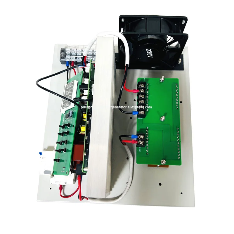 Adjustable Frequency Ultrasonic Washing Power Board 1200W for Industrial Hardware Cleaning Equipment