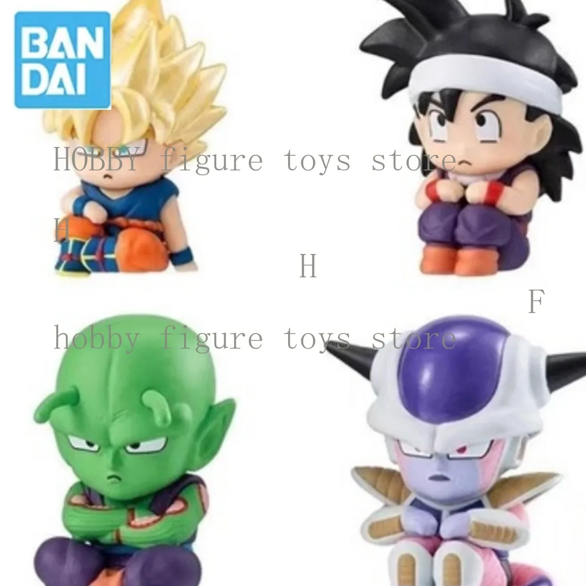 

Bandai оригинальные Gashapon Dragon Ball Super Saiyan ожидают для укладки 2, Frieza Son Goku, аниме-фигурки, игрушки для детей, подарки