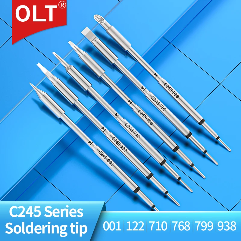 OLT C245 Soldering Iron Tip welding head C245-001 C245-122 C245-710 C245-768 C245-799 C245-938  compatible JBC soldering station