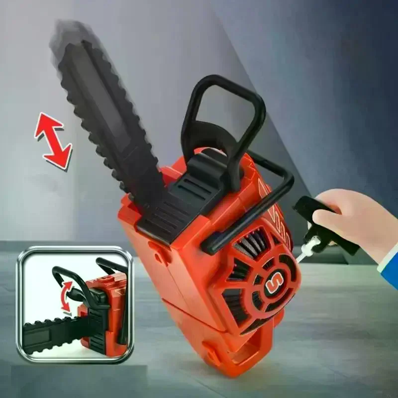 Mini Pull String Chainsaw Keychain Cute Tiny Decorative Ornament 1Pc Portable Pendant for Backpacks Key Ring Hiking Lovers Gifts