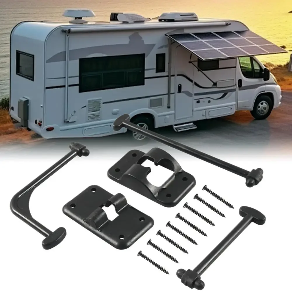 

RV Door Stop RV Entry Door Catch Cargo Hatch Latch Accessories Professional Bracket For Outdoor Camping Motorhome Sailing Travel