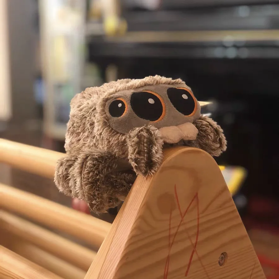 Cute Little Spider Baby Soft Plush Toys Big Eye Cartoon Animal Plushie Kid Love Stuff Doll Room Decor Birthday Gift for Children