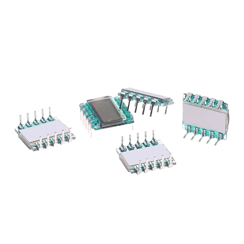 5PCS 10PIN TN Positive 3-Digits Segment LCD Panel 3.0V Digital Tube Display LCD Segment Code Screen 1.2*1.2cm