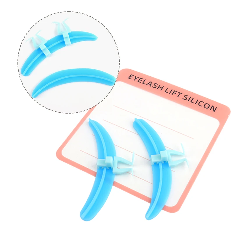Eyelash Lift Silicone Pads With Fixed Clips Lash Separators Reusable Perm Lash Shields For Lash Lamination Eyelash Extension view 3