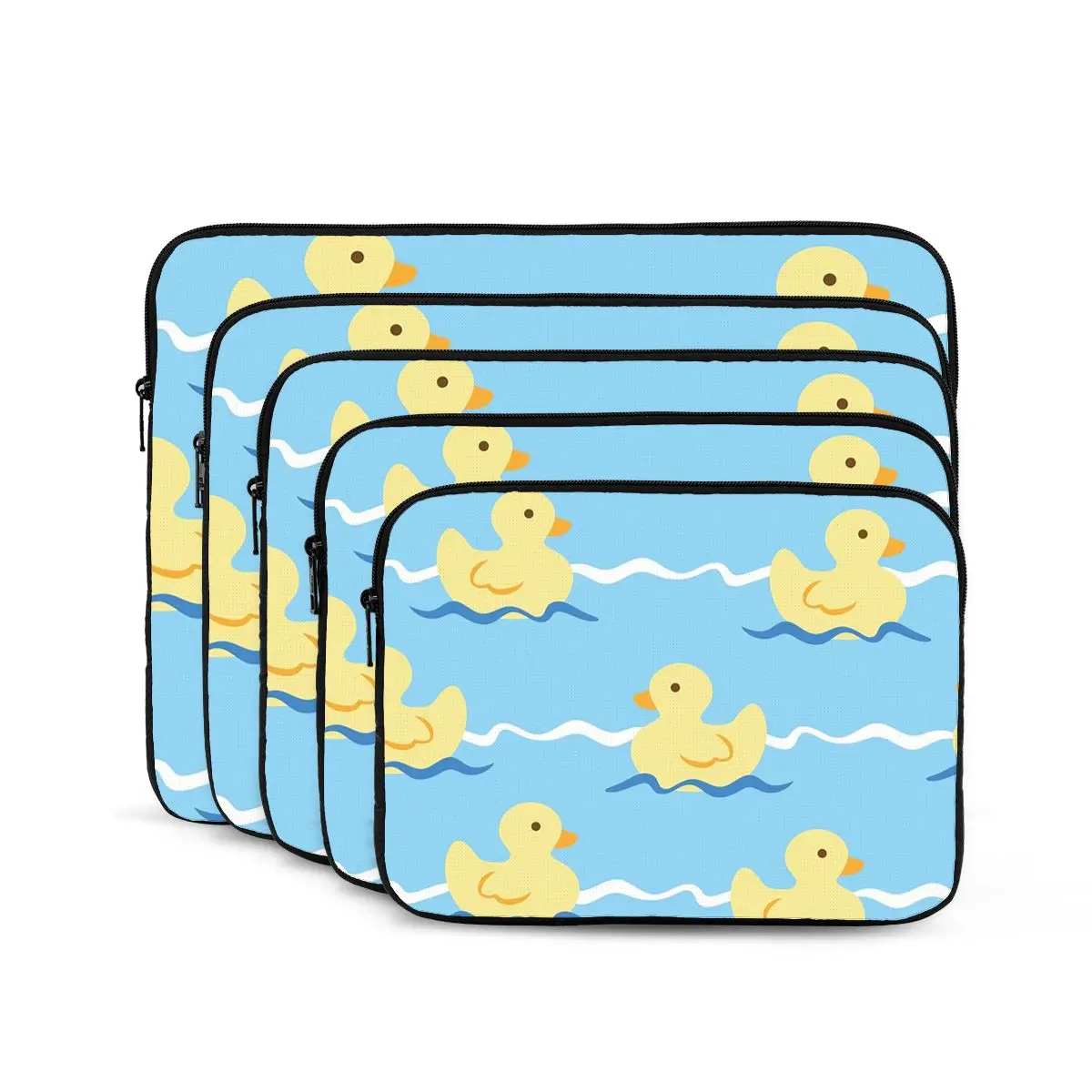 

Cute Duck Swimming Seamless Pattern Notebook Laptop Bag Case Pouch For Macbook Air Pro Tablet Shockproof Case Bag