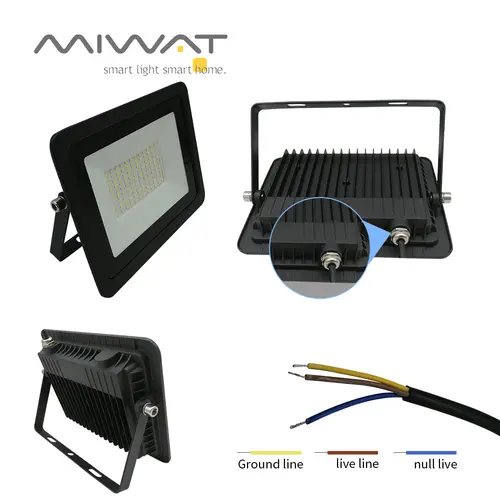 110V/220V LED Flood Light 10W 20W 30W 50W 100W Floodlights Lamp Waterproof IP68 White Reflector Led Exterior Outdoor Spotlight - Image 5