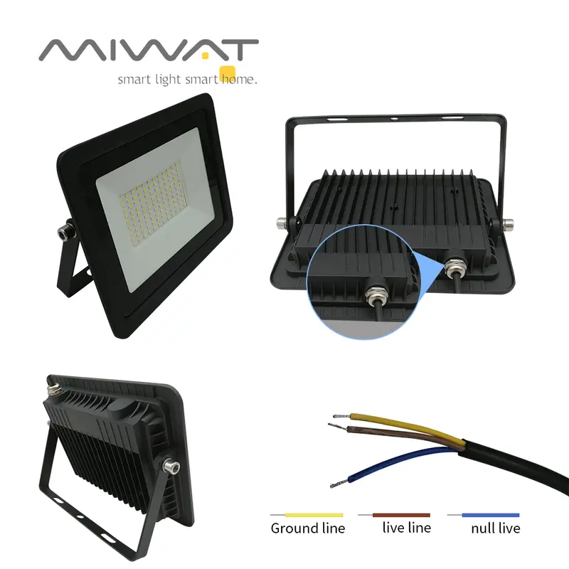 110V/220V LED Flood Light 10W 20W 30W 50W 100W Floodlights Lamp Waterproof IP68 White Reflector Led Exterior Outdoor Spotlight - Image 5