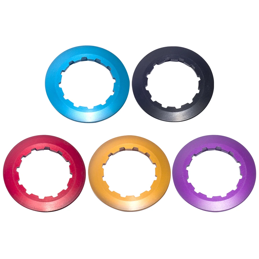 Cassette Lockring 7075 Aluminum Alloy 11T Cassette Lock Ring Cover Bike Freewheel Fixing Bolt Screw for MTB Road Bike