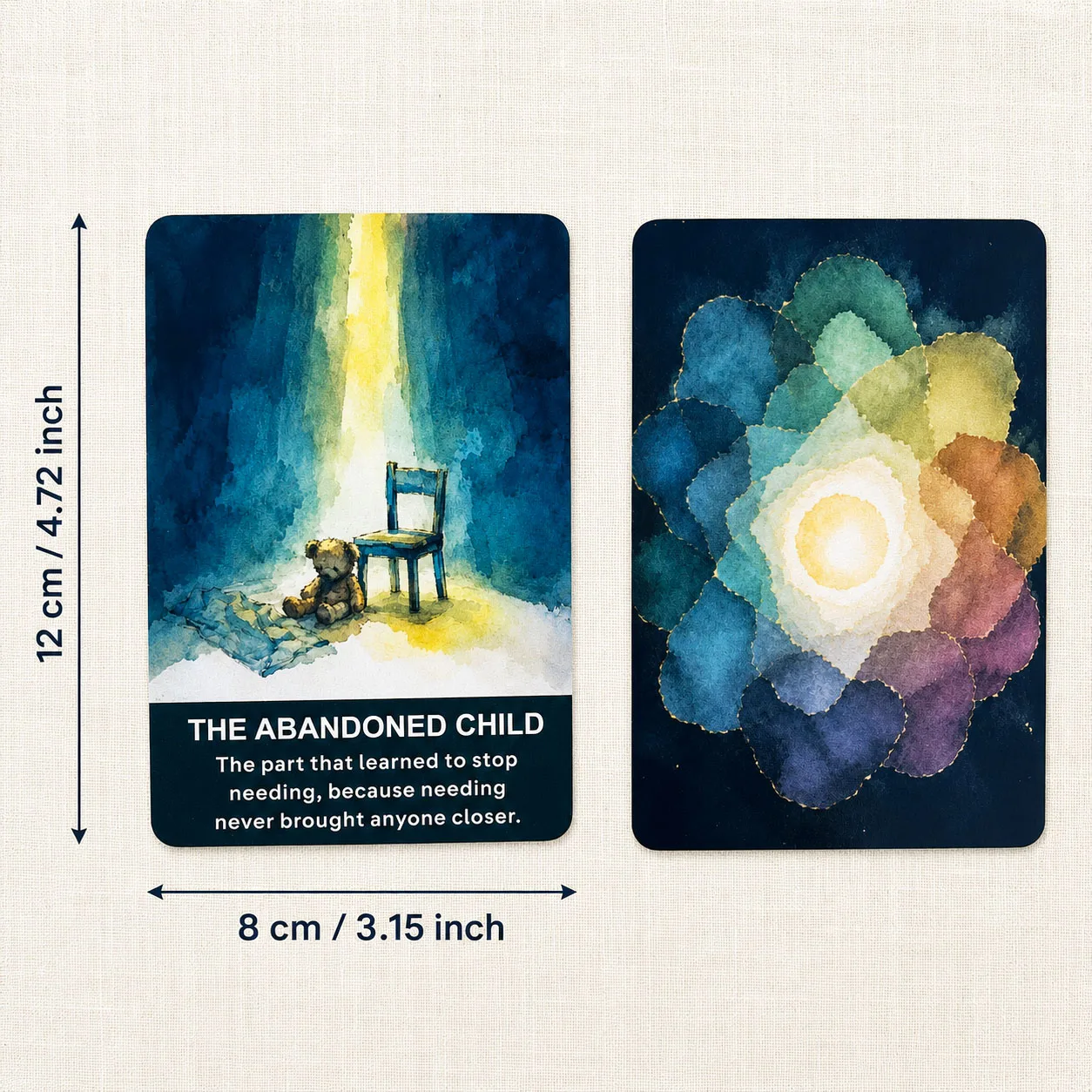 48 Cards, 13x9 Cm The Inner Parts Deck Oracle , Explore Your Inner Parts Card Game, Perfect for Personal Growth and Reflection
