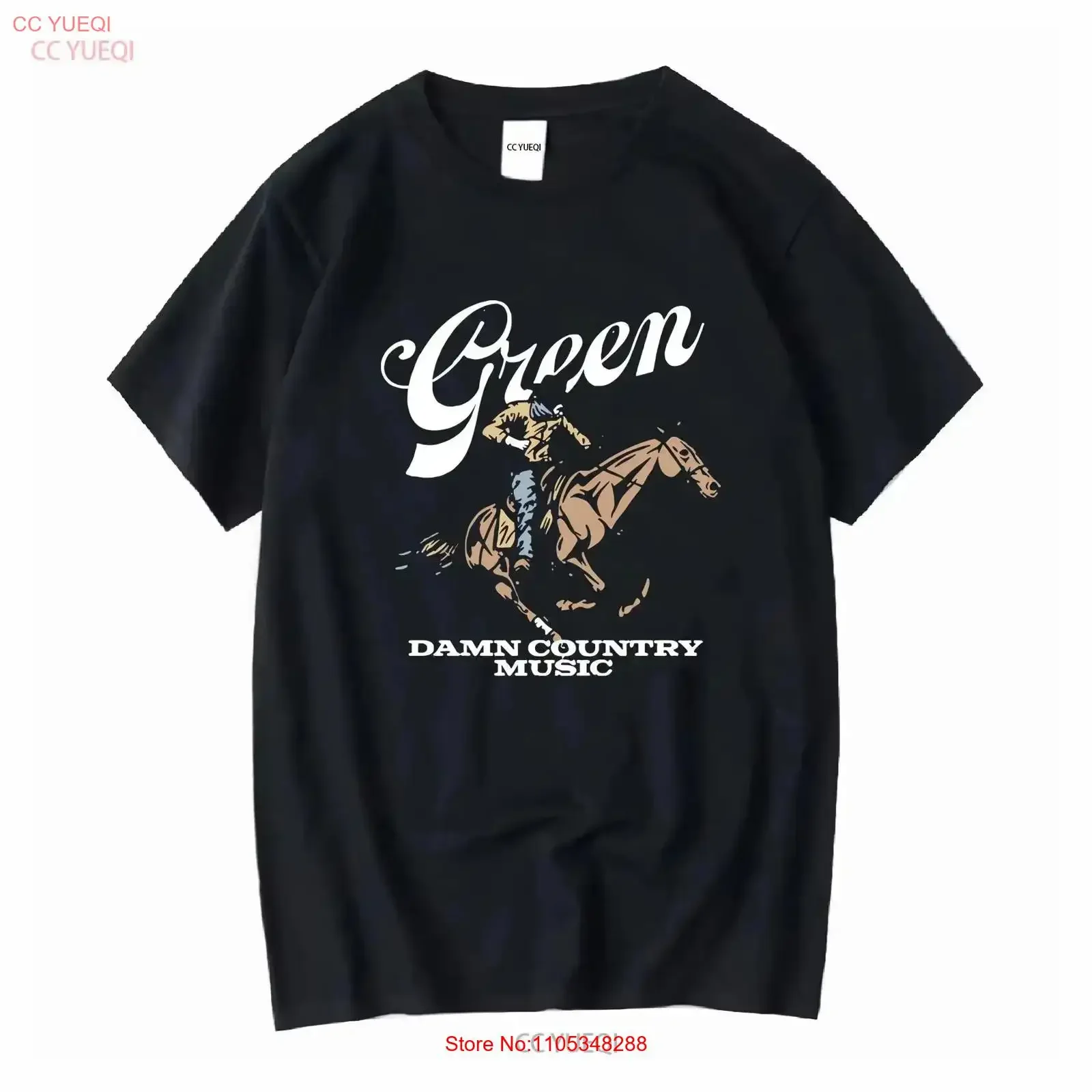Riley Green Damn Country Music Cowboy Tour 2025 T Shirt vintage Washed Breathable designer clothes fashion vintage Washed