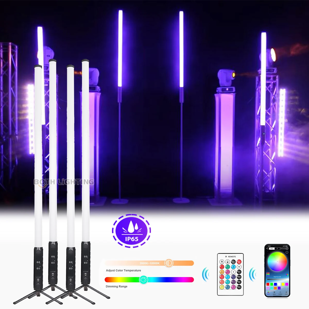 Bothlighting 4pcs Wireless Bat - Outdoor Lighting Youtube recension och pris