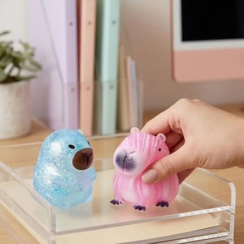 2pcs-slow-rising-kapybara-squeeze-toy-glittering-stress-relief-sensory-toy-for-offices-school-home-daily-relaxation-a2ub