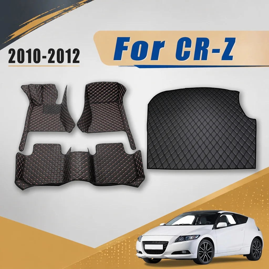 

Car Floor Mats Trunk Carpets For Honda CR-Z CRZ 2010 2011 2012 Foot Auto Accessories Interior Products Covers Parts Waterproof