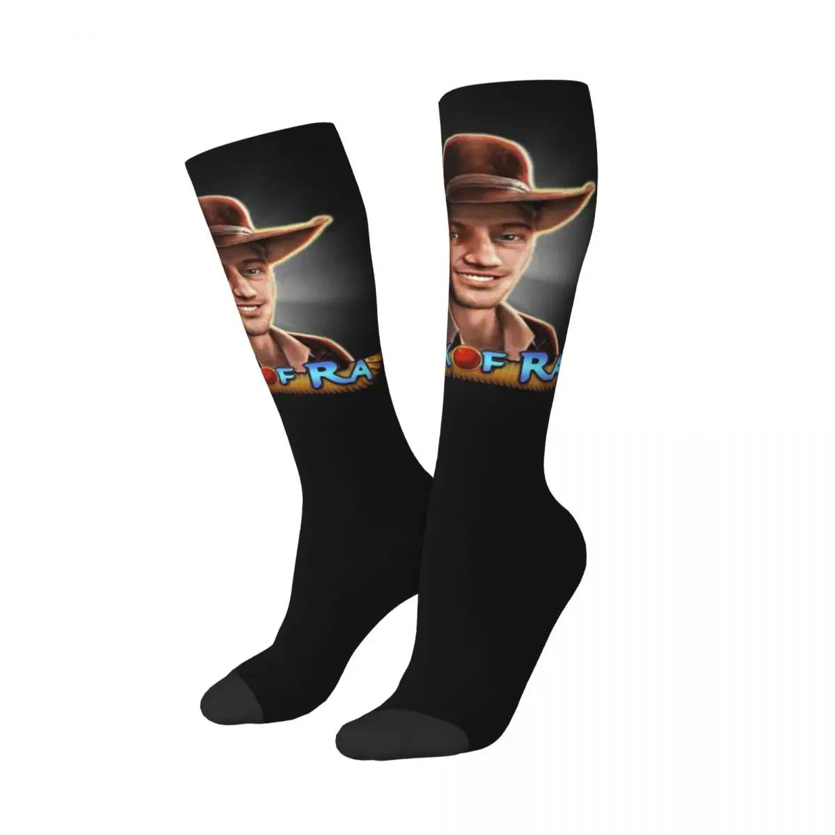 Book Of Ra Socks Harajuku Super Soft Stockings All Season Long Socks Accessories for Man's Woman's Christmas Gifts