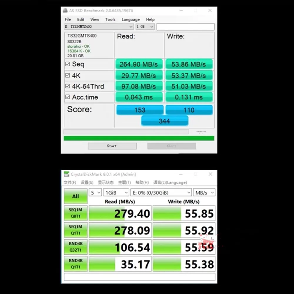 العلامة التجارية الأصلية الجديدة لمحرك الحالة الصلبة Transcend MTS400 32GB 2242 M2 بروتوكول SATA mlc حبيبات TS32GMTS400