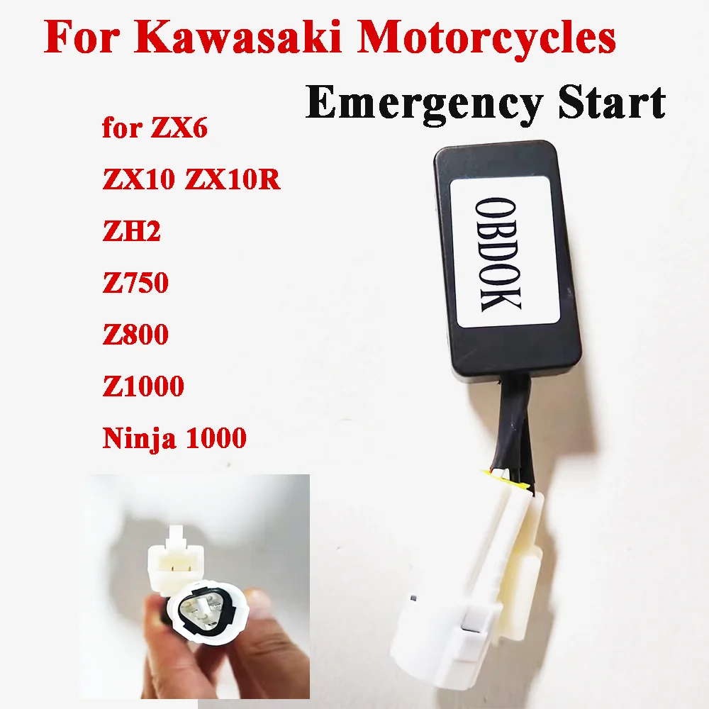 

For Kawasaki Motorcycles Emergency Start for ZX6 ZX10 ZX10R ZH2 Z750 Z800 Z1000 Ninja 1000 Plug and Play Immobiliser Emulator