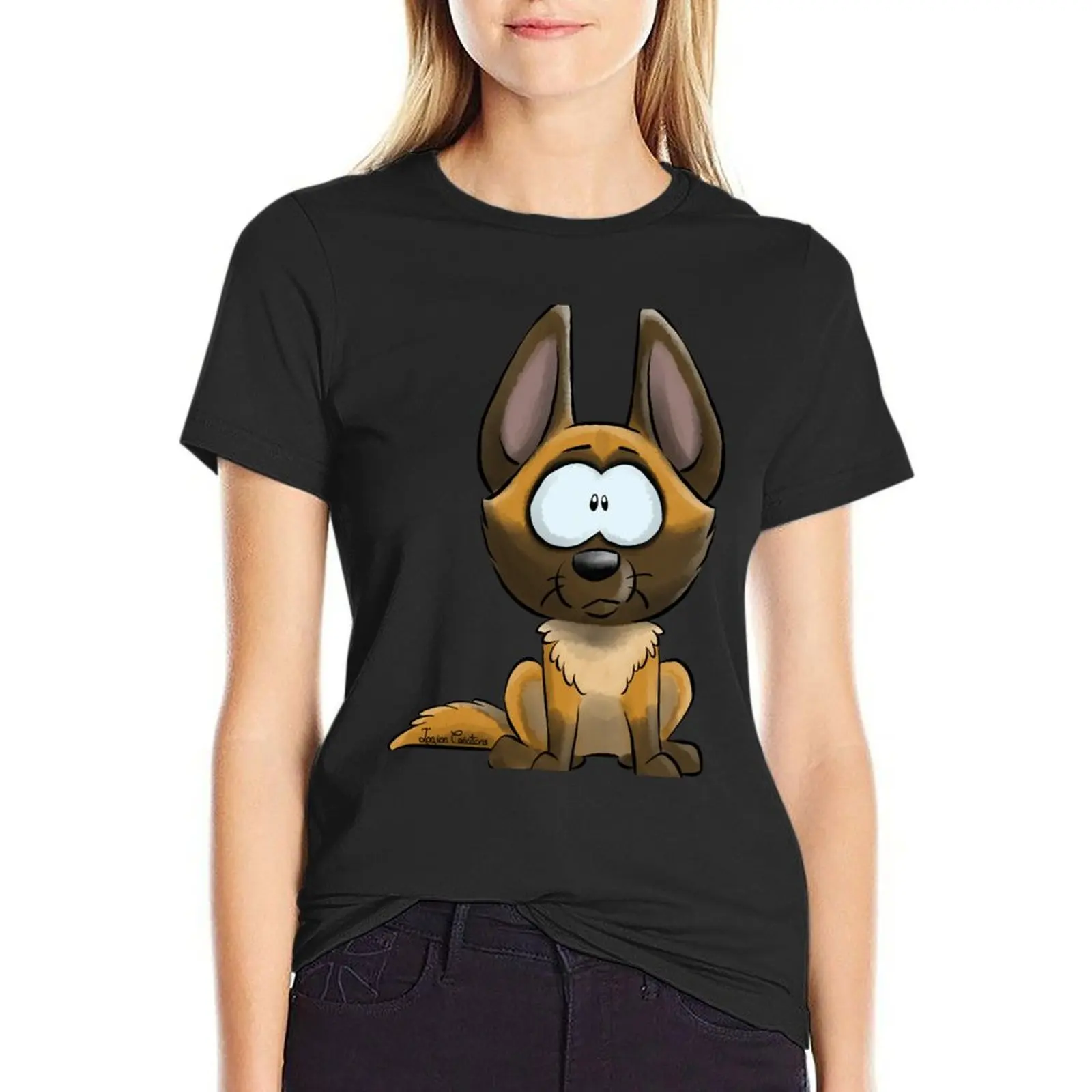 

I am a Malinois T-Shirt kawaii clothes Blouse female graphics graphic t-shirts for Women