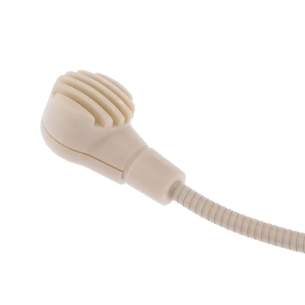 Stainless Steel Headset Microphone Prop Fake Headset Prop Dynamic Microphone for Pc and Mobile Lip-synch Performances