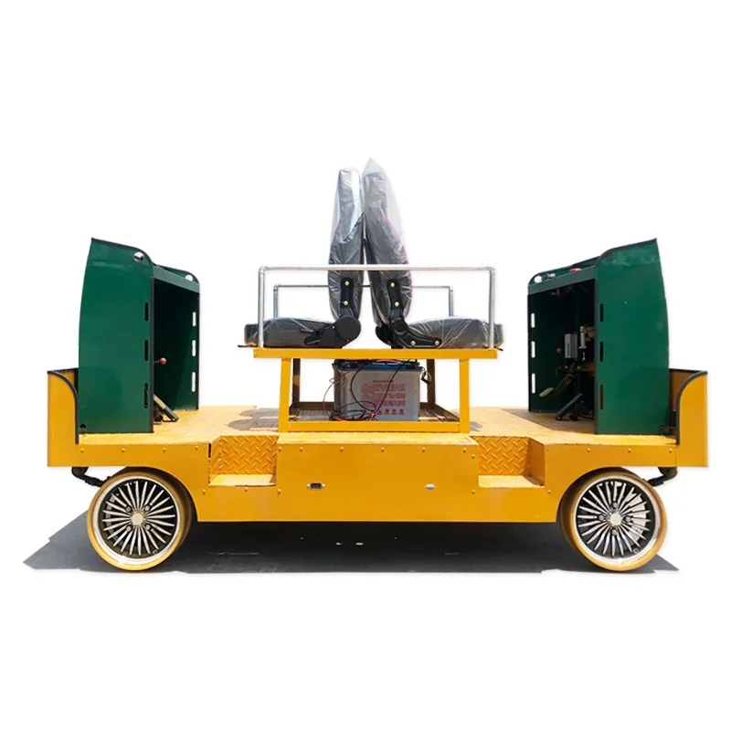Electric rail car chassis, both sides drive the track maintenance vehicle track engineering transport vehicle chassis