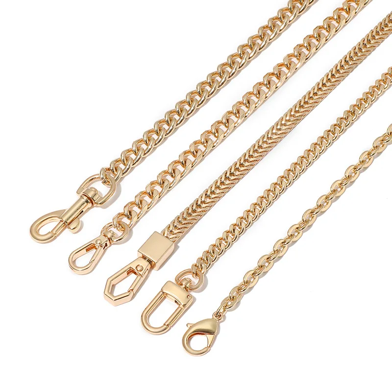 

Metal Links Long Chain Strap For Women Handbag Shoulder Carrying Lady Bag Parts Replacement