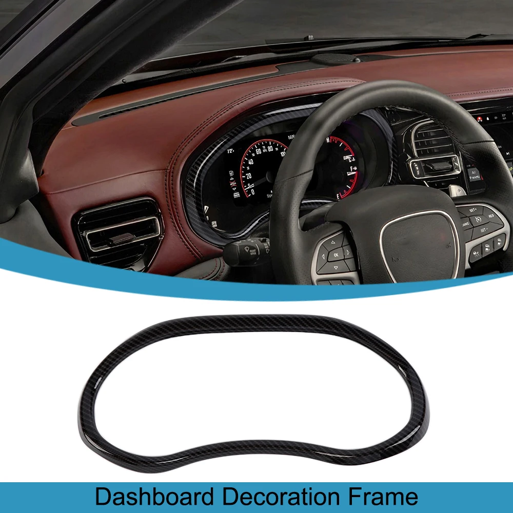 

Car Dashboard Decoration Instrument Panel Frame Cover Trim Stickers for Dodge Durango 2022 2023 2024 up Interior Accessories