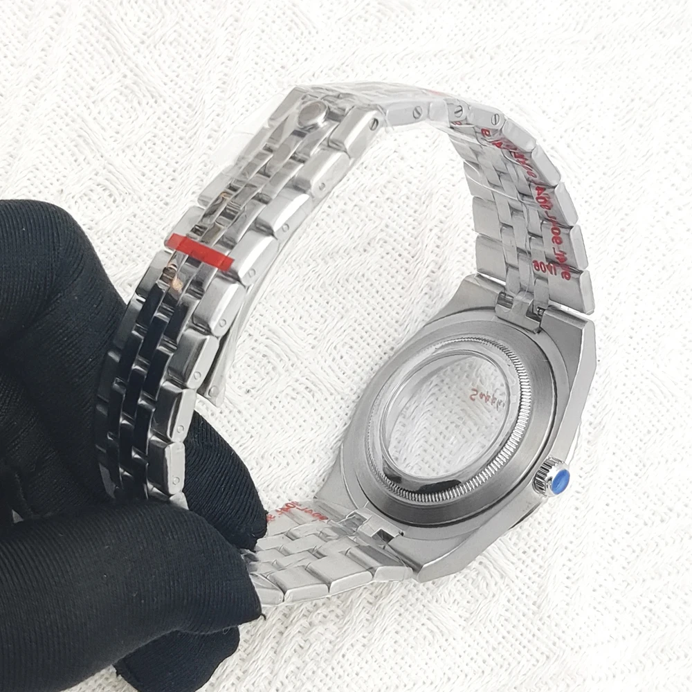 316L Stainless Steel 40mm Land-Dwellwe Watch Case Strap Sapphire Glass Fit for NH35 Waterproof Automatic Mechanical Watch Case image 6