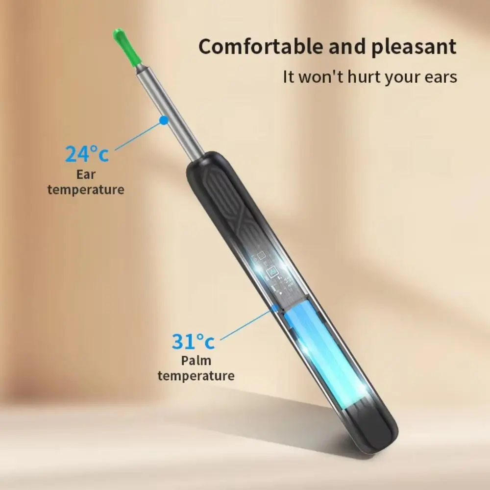 Smart Visual Ear Cleaner Wireless WiFi USB Charging Ear Cleaner Full Set HD Camera LED Lights Ear Cleaning Tools
