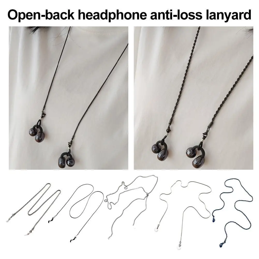 

Anti-loss Rope For Bluetooth Headphones Anti-loss Lanyards Decoration Holder Lightweight Open Ear Headphones Neck Cord String
