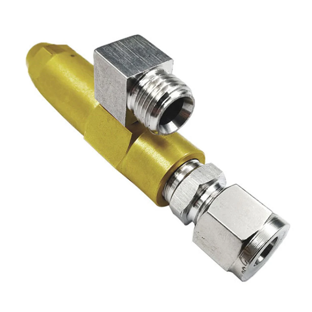 Waste Oil Burner Nozzle Siphon Oil Fuel Nozzle Air Atomizing Sprayer Nozzle 1.0mm/1.5mm/2.0mm Burner Accessories
