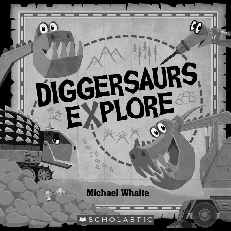 

Diggersaurs Explore Michael Whaite Puffin UK 9780141375519 Книга