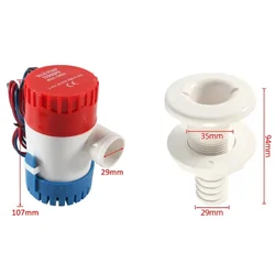 Bilge pump 12V 24V 750GPH 1100GPH water pump used in boat seaplane motor homes houseboat