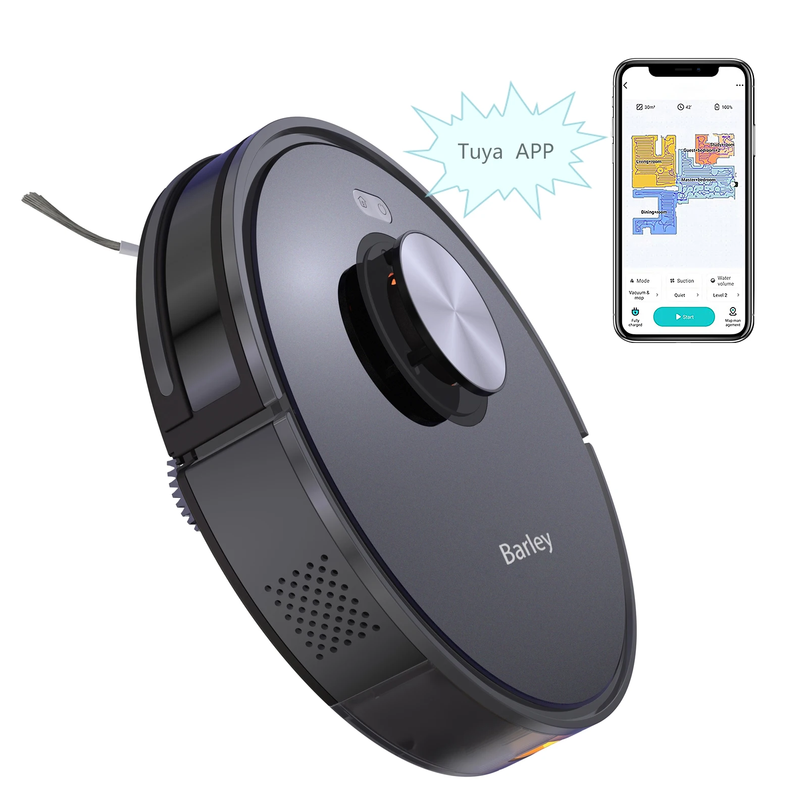 Tuya app جهاز آلي لتنظيف الأتربة حار بيع 3in1 مكنسة كهربائية روبوت الأجهزة المنزلية #1