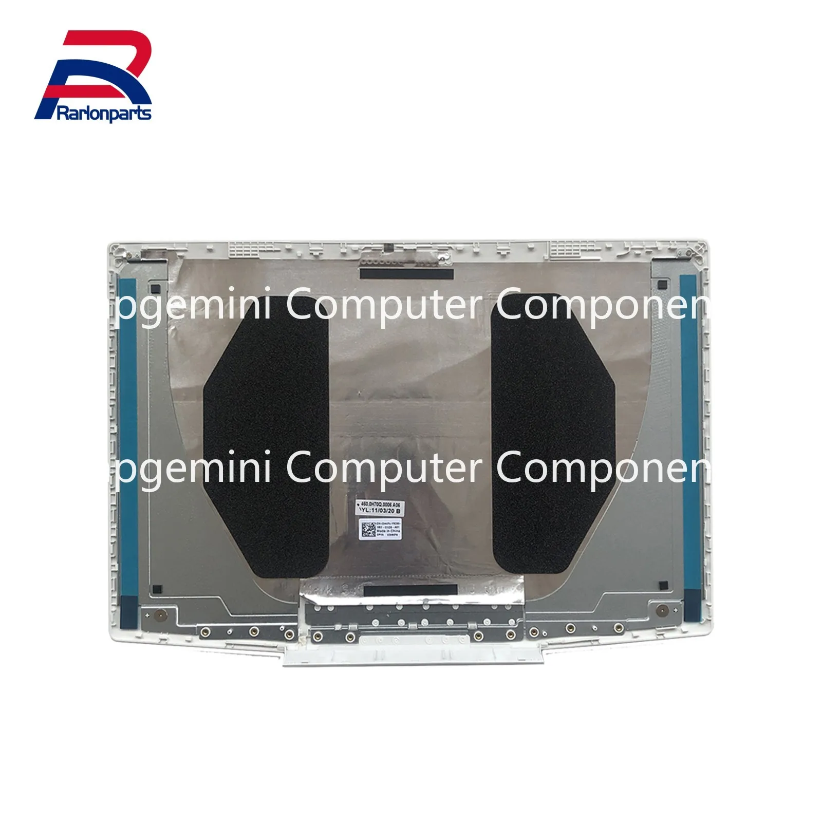LL New For Dell G3 15 3590 White LCD Back Cover w/Blue Logo Rear Lid 3HKFN 03HKFN