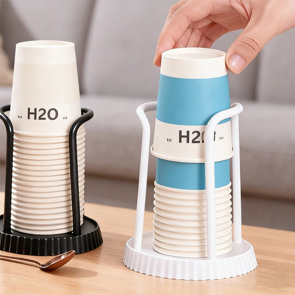 Multifunctional Disposable Paper Cup Holder Desktop Cup Disp