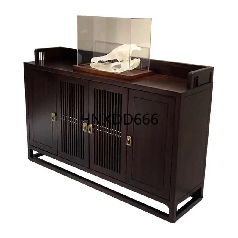 

New Chinese Ebony Side Cabinet