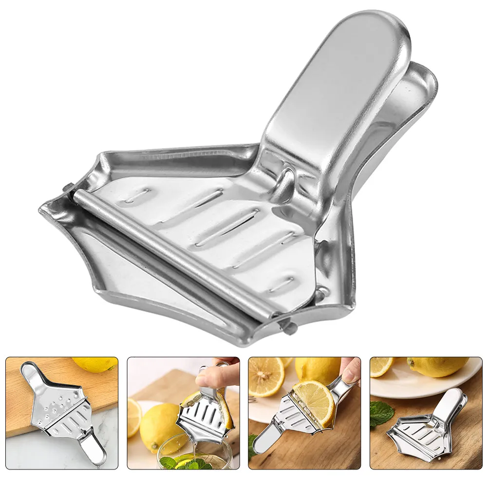 Premium Stainless Steel Hand Press Juicer Manual Citrus Squeezer for Oranges Lemons Grapefruits Juice Extraction Kitchen Gadget