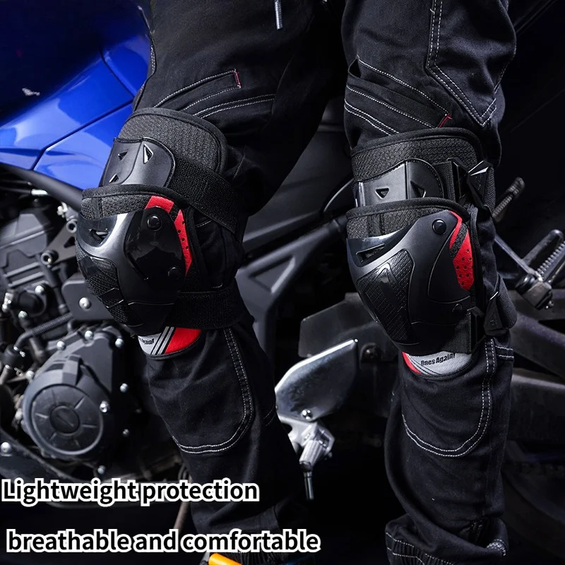 

Motorcycle Summer Riding Men Women Knee Pads Warm and windproof Electric Motorbike Breathable Riding Equipment Protective Gear