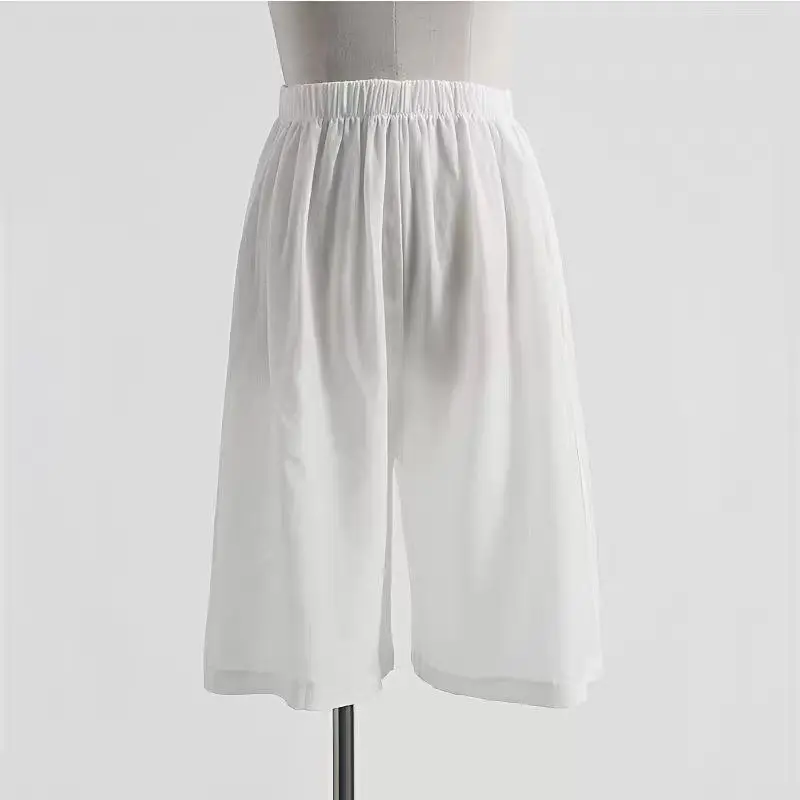 Hanfu Inner Robe Chinese Ming Dynasty Traditional Hanfu Lining Original White Inner Wear Clothing Taoist Robe Lingerie Costume
