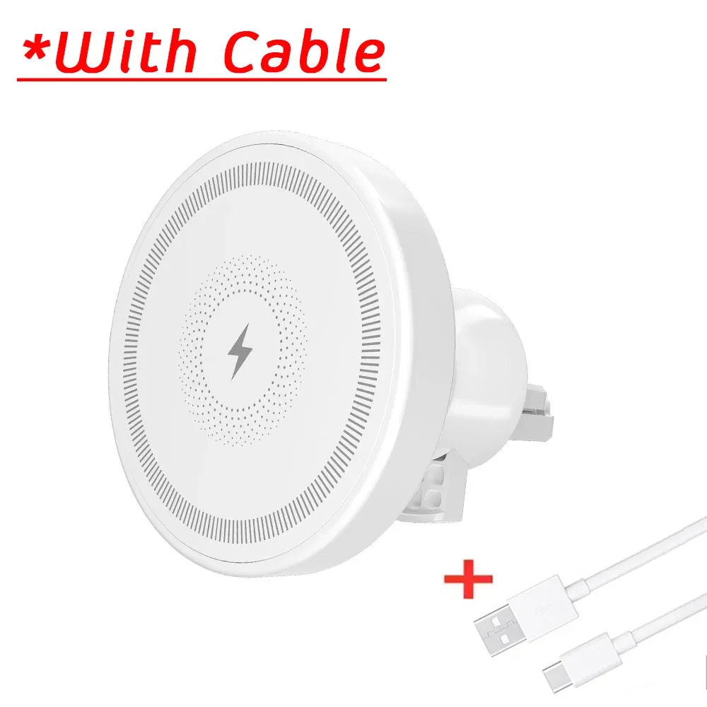 Magnetische draadloze autolader luchtventiel telefoonhouder standaard voor iPhone 17 16 Pro Max 15 14 13 12 snelladen telefoonbeugel