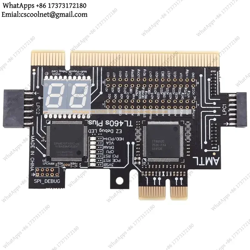 YX2 TL460 PCI-E LPC Debug Card Motherboard Diagnostic Auto Detection Tool
